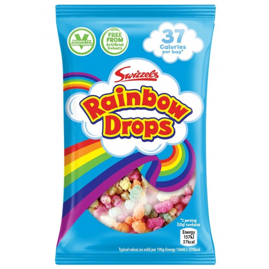 Swizzels Rainbow Drops Mini Bags Vegan And Vegetarian Sweets Sweetco Sweetco 2432